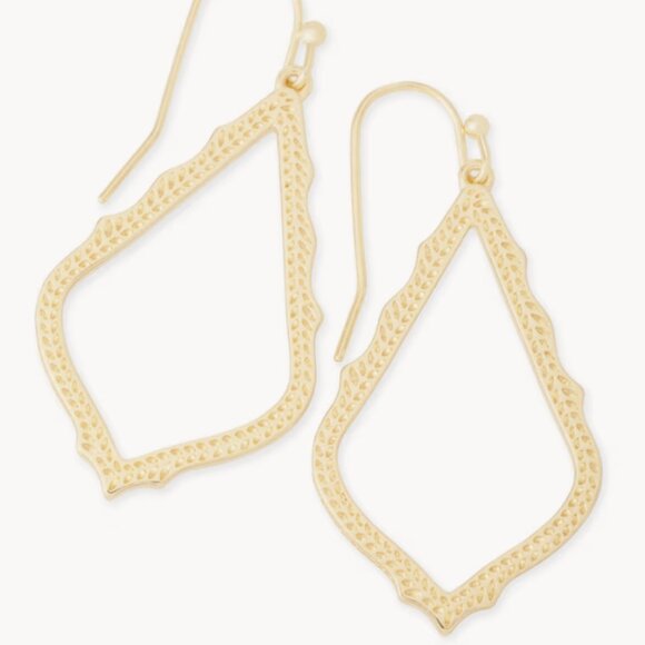 Kendra Scott Sophia Drop Gold Earrings - Picture 1 of 6